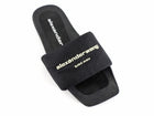Alexander Wang Black Logo Pool Slides - 37