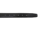 Vivienne Westwood Silver VW Buckle Leather Belt Black