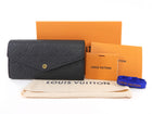 Louis Vuitton Black Empriente Monogram Leather Continental Sarah Wallet
