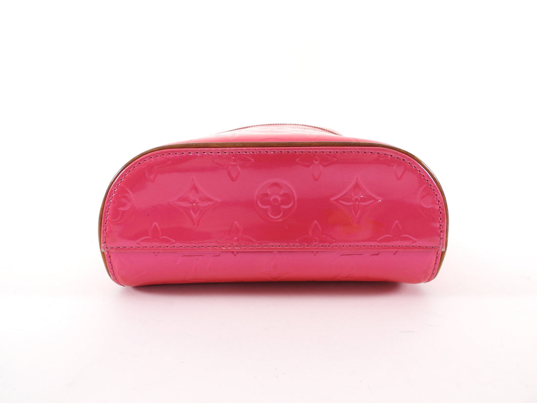 Louis Vuitton Vintage Pink Vernis Leather Sullivan Vertical Shoulder Bag