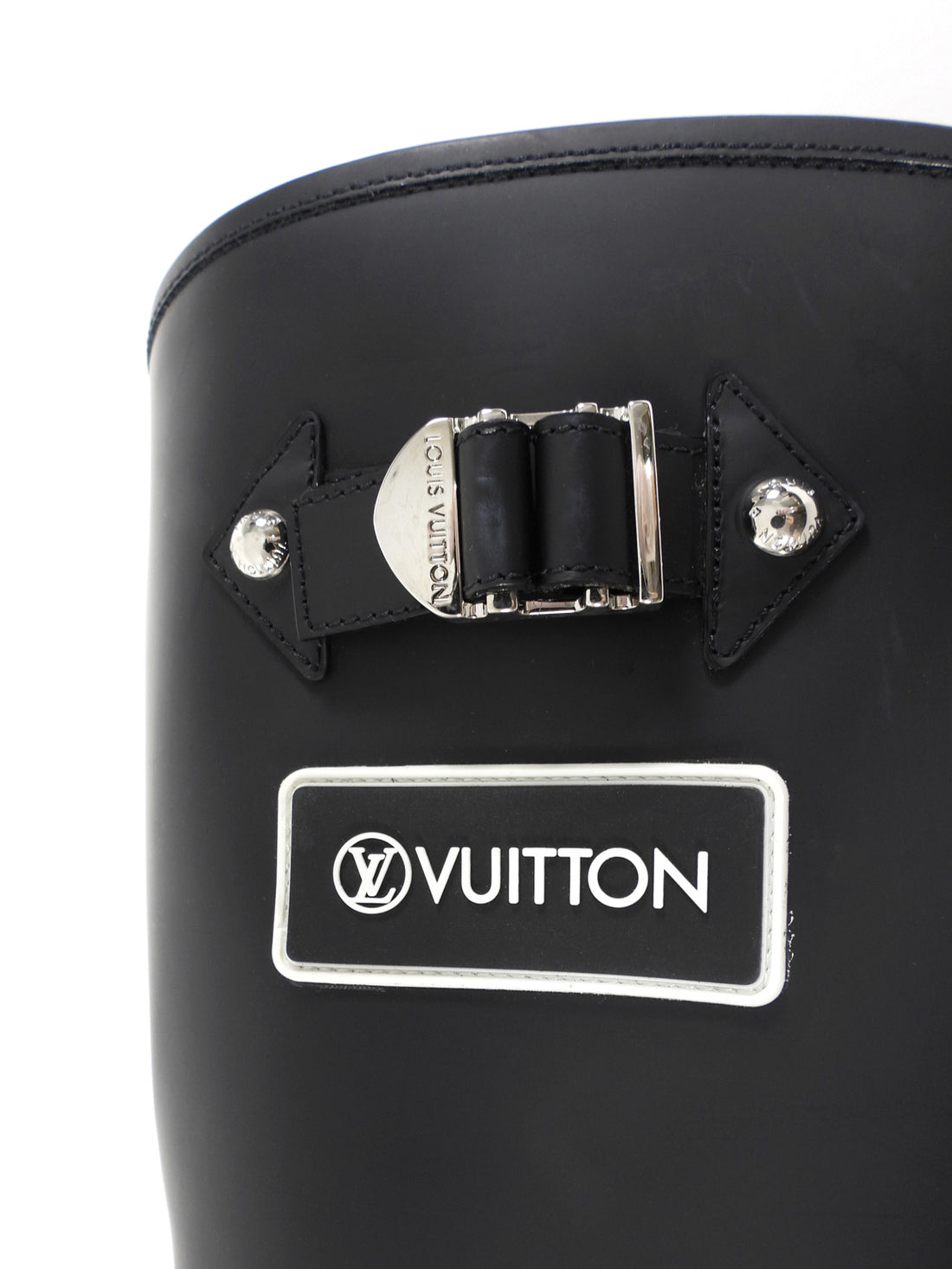 Louis Vuitton Coated Rubber Tall Tack Sole Rain Boot - 7