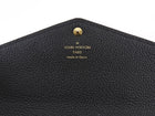 Louis Vuitton Black Empriente Monogram Leather Continental Sarah Wallet
