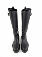 Louis Vuitton Coated Rubber Tall Tack Sole Rain Boot - 7