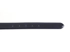 Ralph Lauren Sterling Silver RL Initial Navy Leather Belt - 85 / 34