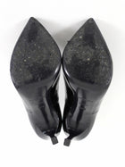 Saint Laurent Black Patent Leather 115mm High Heel Pumps - 36.5