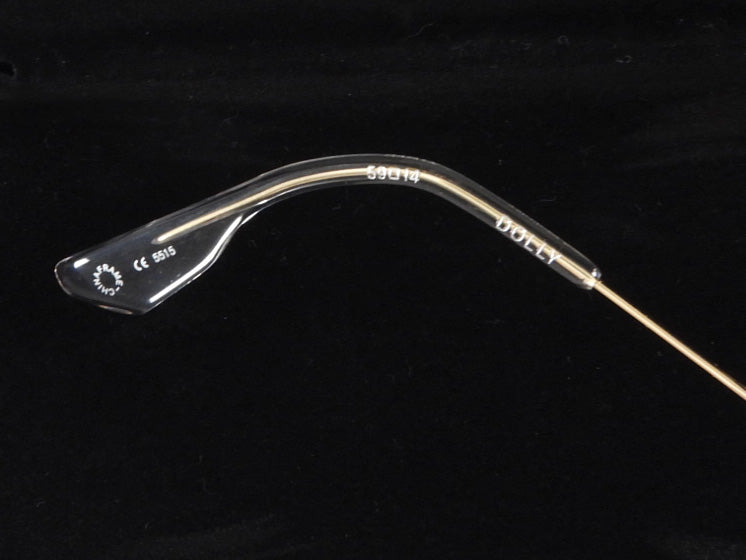 Krewe Dolly Gold Square Mirror Oversized Sunglasses