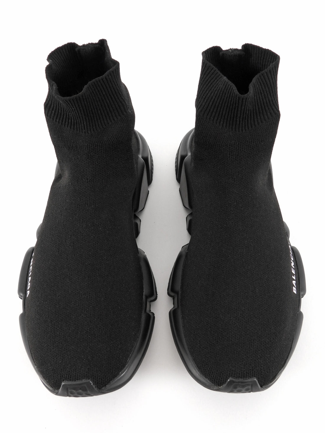 Balenciaga Black Stretch Sock Speedracer Sneaker - 7