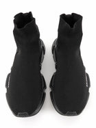 Balenciaga Black Stretch Sock Speedracer Sneaker - 7