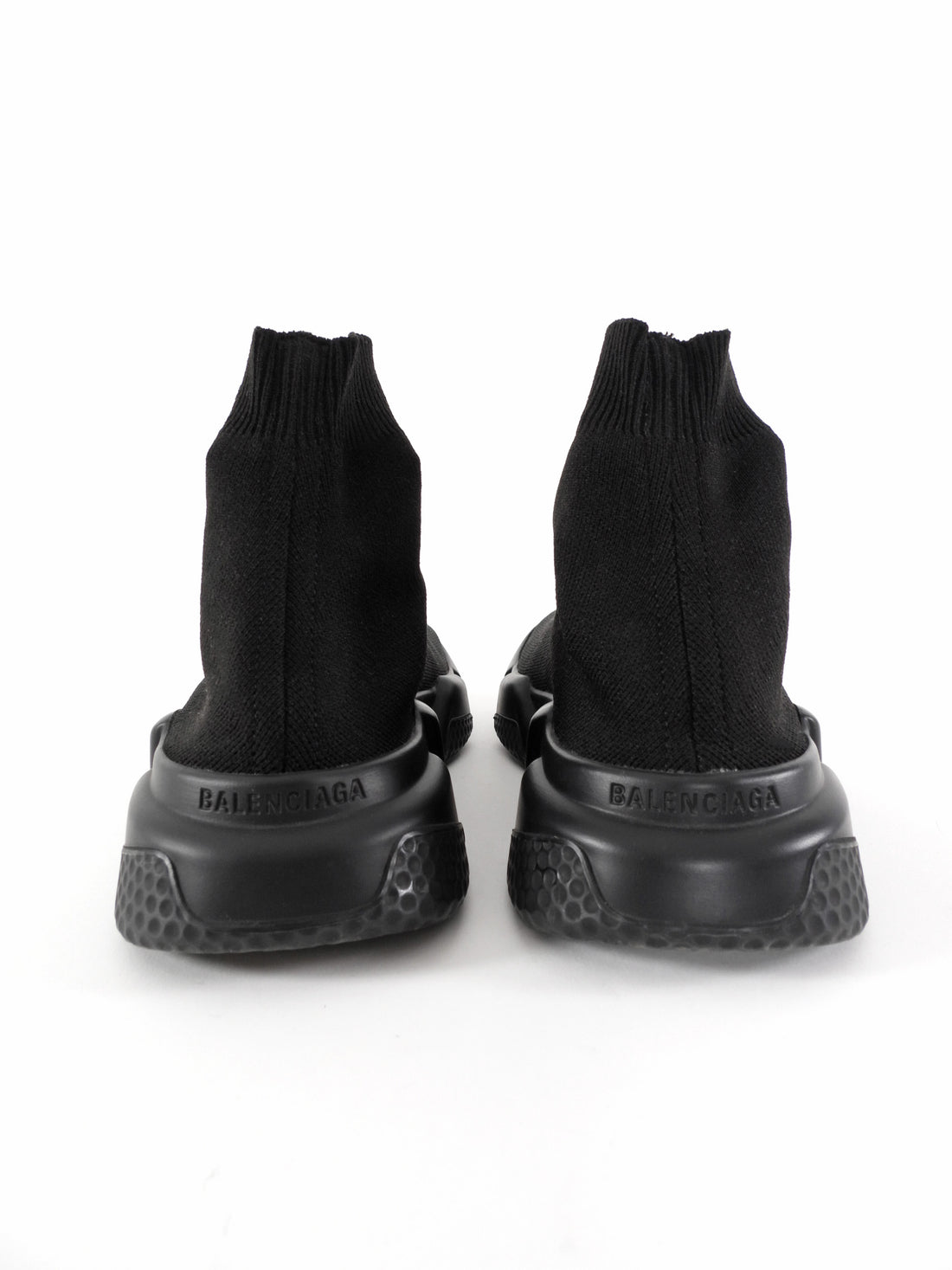 Balenciaga Black Stretch Sock Speedracer Sneaker - 7