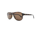 Bottega Veneta Triangle Stud Brown Acetate Aviator Sunglasses - BV1292S