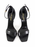 Saint Laurent Amber 105 Black Leather Sandals - 37