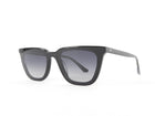 Krewe Bowery Nylon Black Rectangular Sunglasses