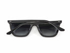 Krewe Bowery Nylon Black Rectangular Sunglasses