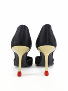 Chanel Vintage Match Stick Satin Cap Toe Pumps - 37.5