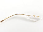 Krewe Gold Round Wire Frame Rampart Fold Sunglasses