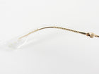 Krewe Gold Round Wire Frame Rampart Fold Sunglasses