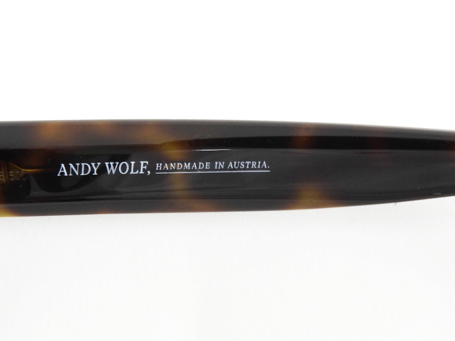 Andy Wolf Dark Brown Square Acetate Square Sunglasses