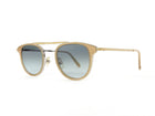 Garrett Leight Taupe Van Buren Combo Fold Sunglasses