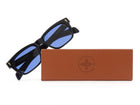 Tejesta Comanche Black Rectangular Acetate Sunglasses