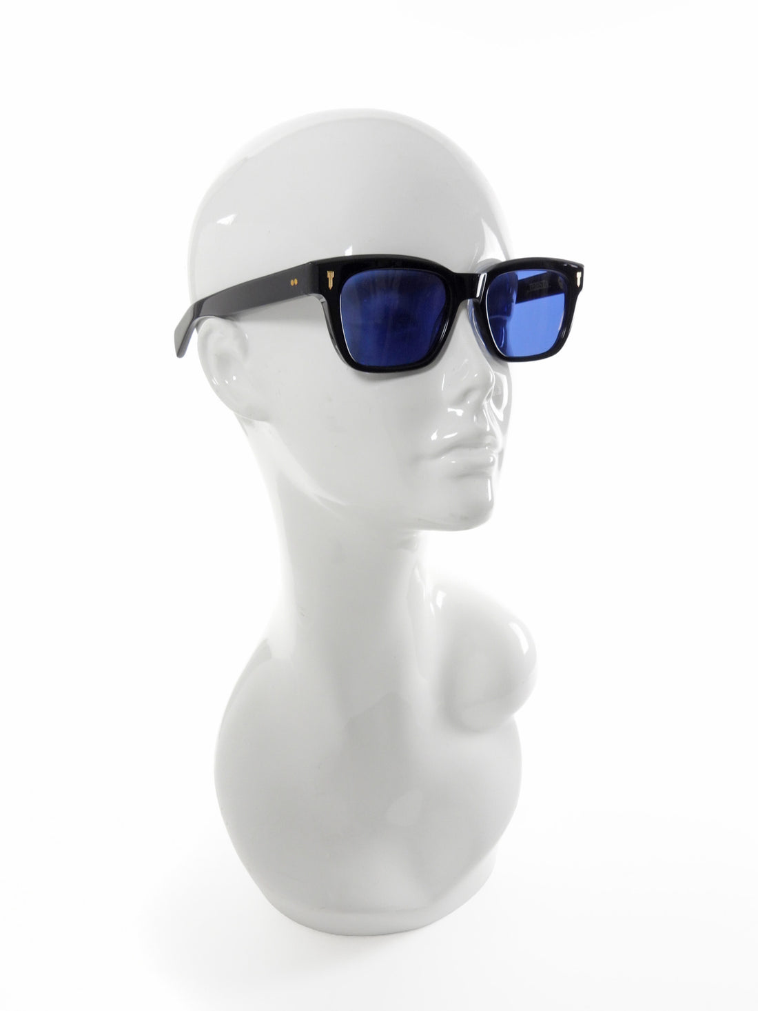 Tejesta Comanche Black Rectangular Acetate Sunglasses