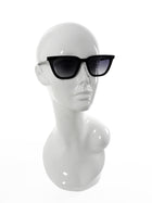 Krewe Bowery Nylon Black Rectangular Sunglasses