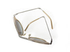 Garrett Leight Taupe Van Buren Combo Fold Sunglasses