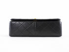 Chanel Black Vintage 1989 Quilted Leather Classic Full Flap Bag Small