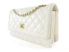 Chanel White Quilted Leather 3 Compartment Hanbok Flap Bag Medium