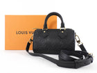 Louis Vuitton Black Monogram Empriente Leather Nano Speedy Bag