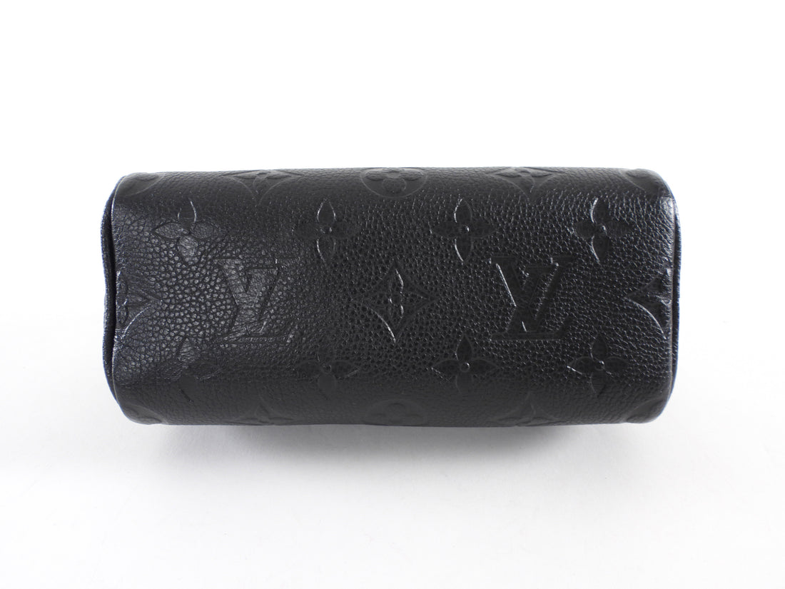 Louis Vuitton Black Monogram Empriente Leather Nano Speedy Bag