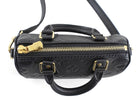 Louis Vuitton Black Monogram Empriente Leather Nano Speedy Bag
