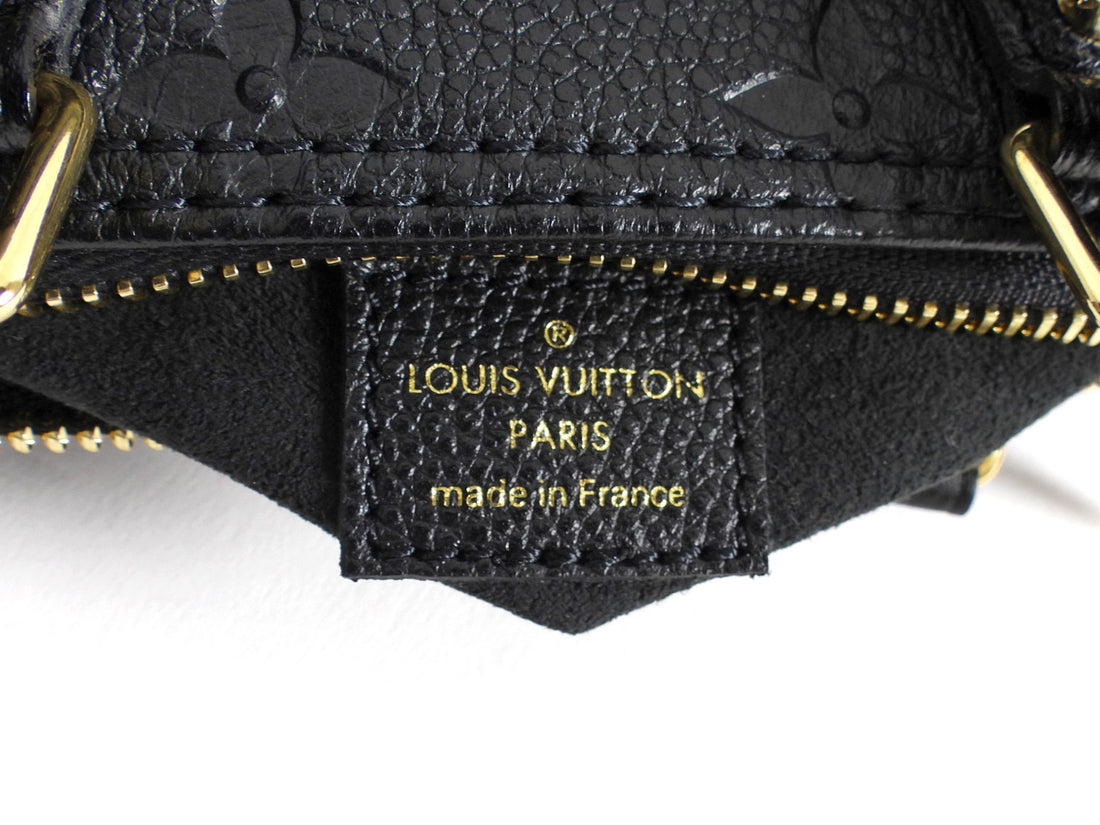 Louis Vuitton Black Monogram Empriente Leather Nano Speedy Bag