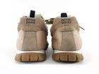Miu Miu Beige Nylon Suede Trim Tyre Low-Top Sneakers - 37