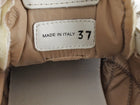 Miu Miu Beige Nylon Suede Trim Tyre Low-Top Sneakers - 37