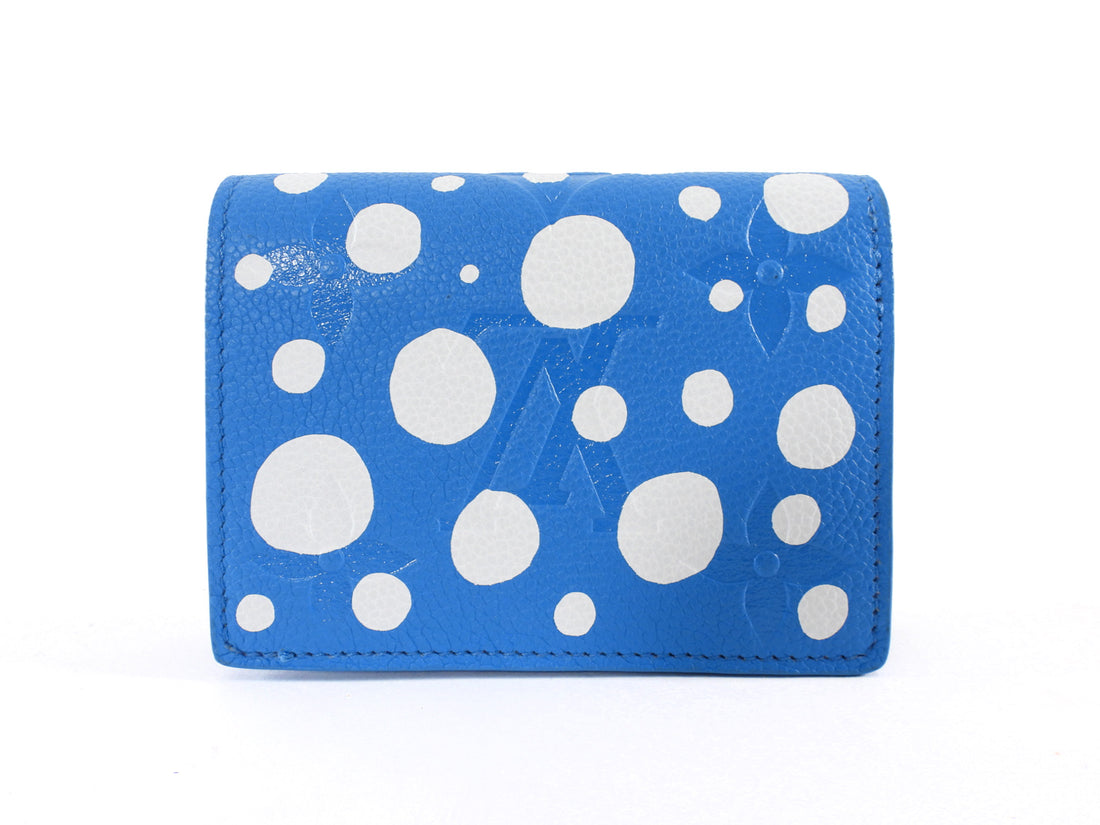 Louis Vuitton x Yayoi Kusama 2023 Blue Clea Compact Wallet