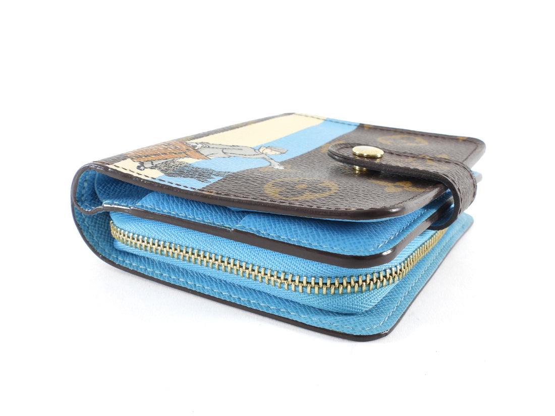 Louis Vuitton 2006 Monogram Coated Canvas Groom Compact Wallet