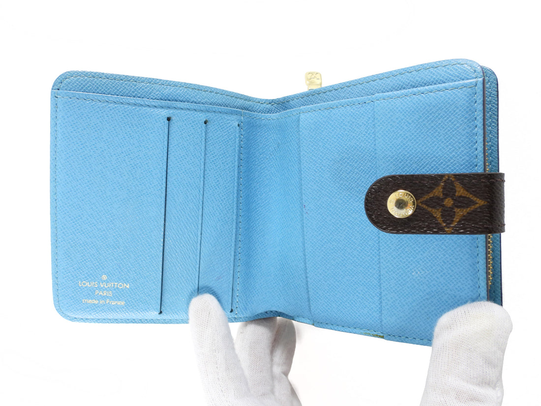 Louis Vuitton 2006 Monogram Coated Canvas Groom Compact Wallet