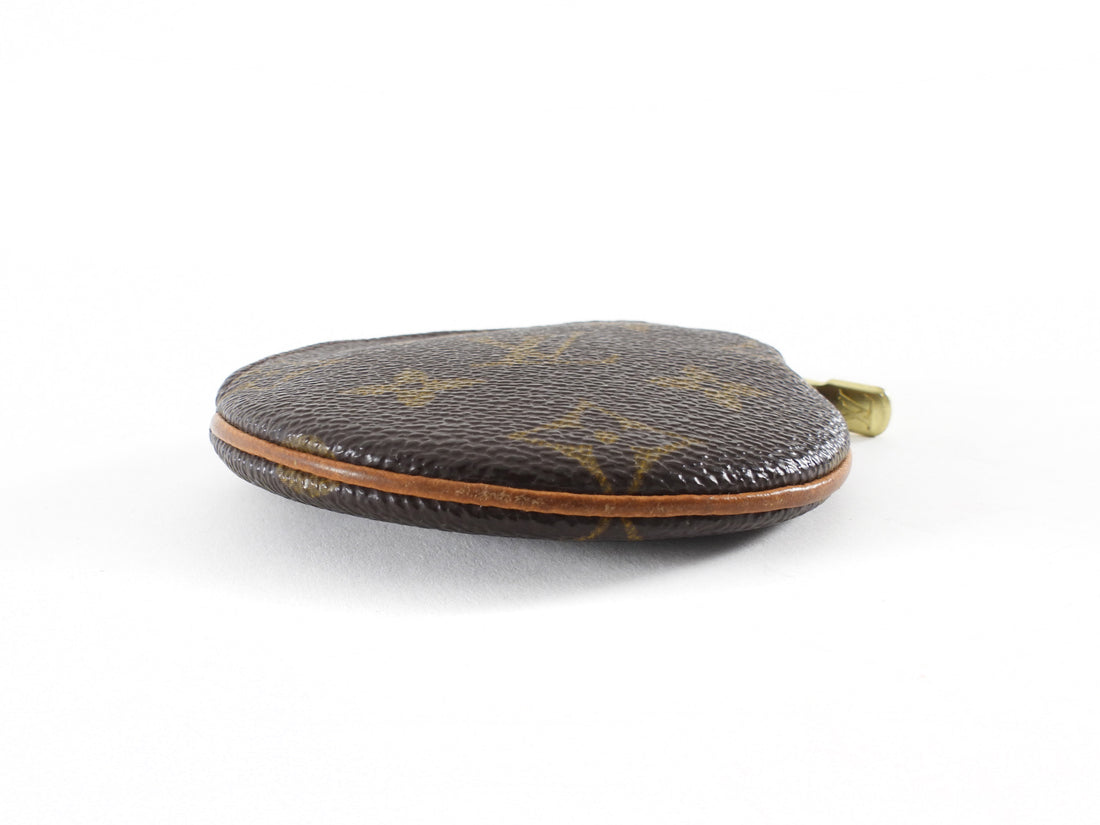 Louis Vuitton Monogram Coated Canvas Round Coin Pouch