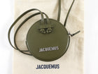 Jacquemus Khaki Green Leather Le Pitchou Mini Bag