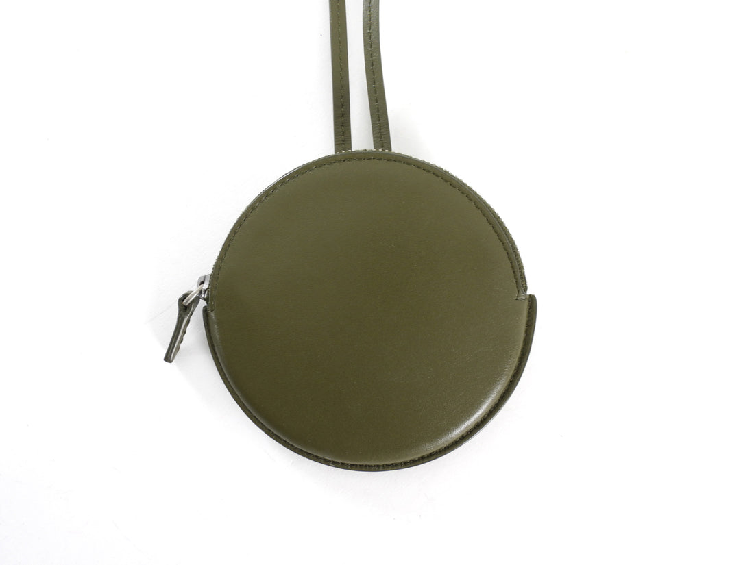 Jacquemus Khaki Green Leather Le Pitchou Mini Bag
