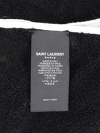 Saint Laurent Rive Gauche Black and White Terry Cloth Convertible Towel Tote