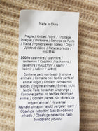 Max Mara Oatmeal Villar Cashmere Rib Long Cardigan Sweater - M
