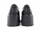 Tod's Black T-Plaque Block Heel Loafers - 36.5