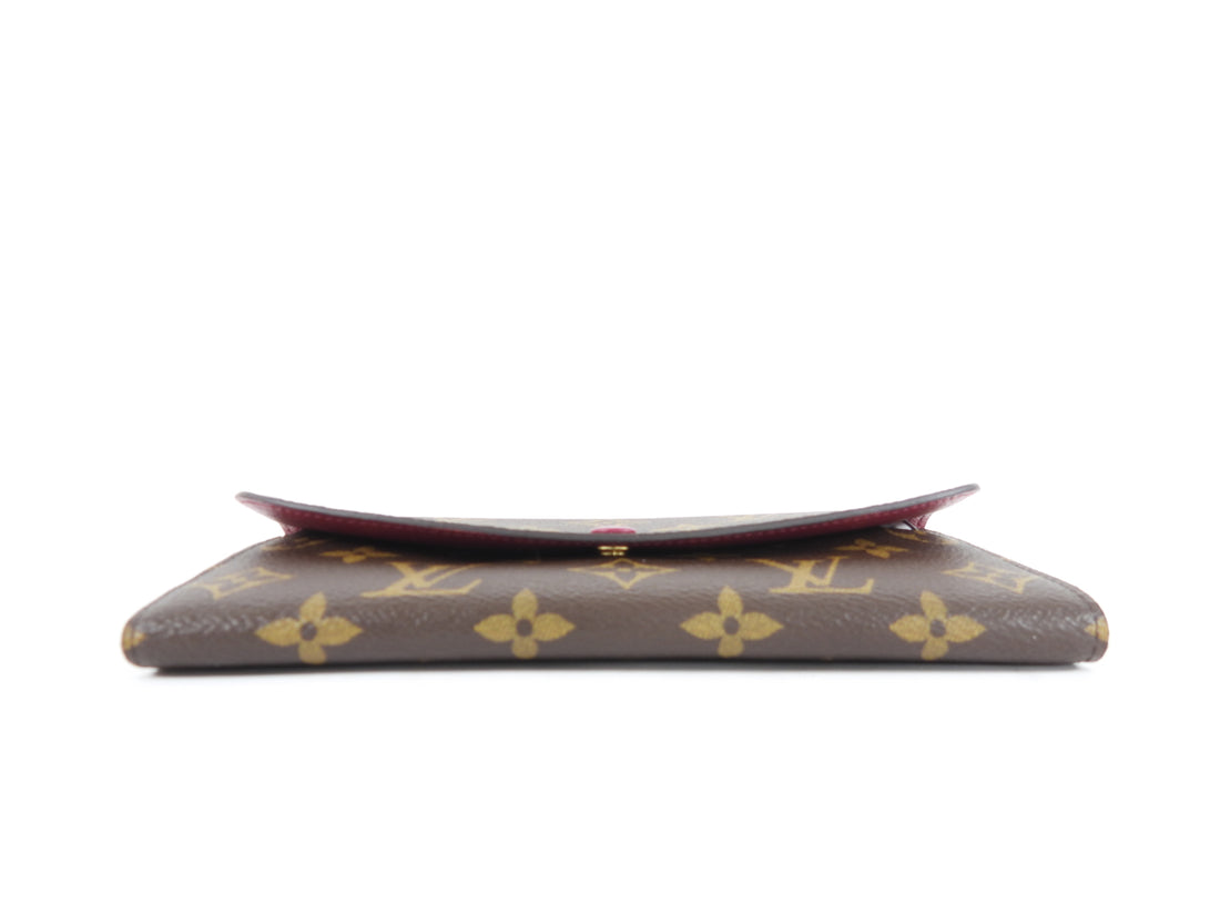 Louis Vuitton Monogram Coated Canvas Emilie Wallet