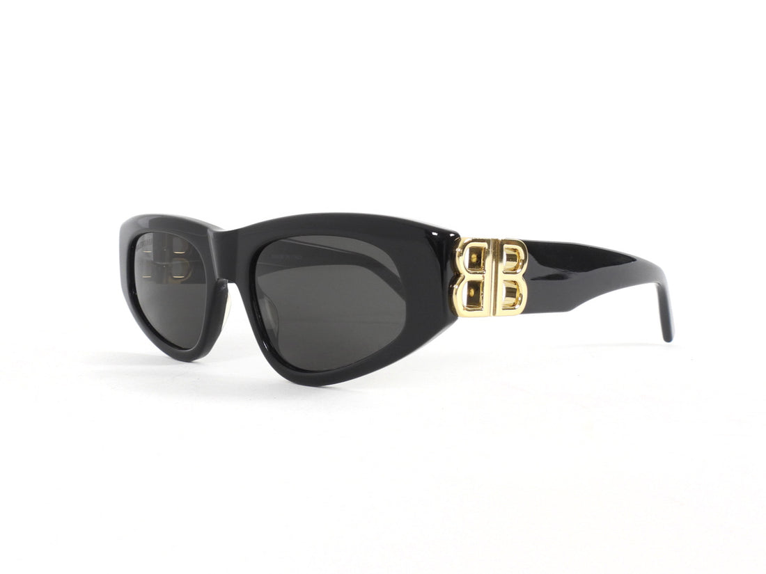 Balenciaga Black BB Cat Eye Sunglasses