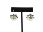 Vivienne Westwood Faux Pearl Orb Logo Drop Earrings