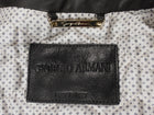 Giorgio Armani Brown Leather Crop Pocket Aviator Jacket -  IT42 / 6 / M