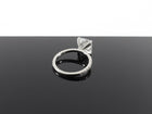 Cushion Brilliant 3 Carat Diamond Solitaire Platinum Engagement Ring - 5