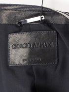 Giorgio Armani Brown Leather Crop Pocket Aviator Jacket -  IT42 / 6 / M