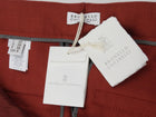 Brunello Cucinelli Paprika Red Wool 2pc Woven Pants Suit - IT 42 / 6